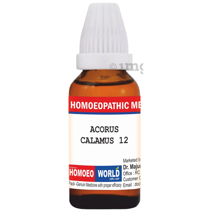 Dr. Majumder Homeo World Acorus Calamus Dilution (30ml Each) 12