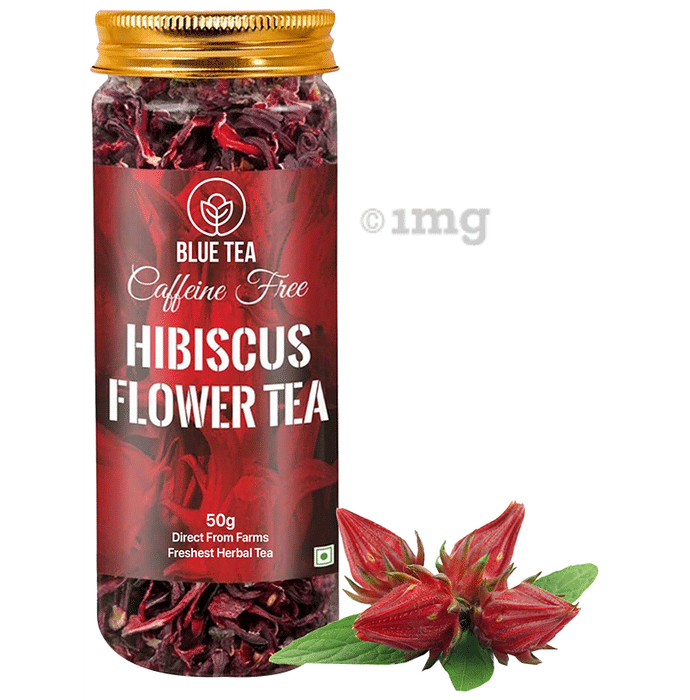 Blue Tea Caffeine Free Hibiscus Flower Tea