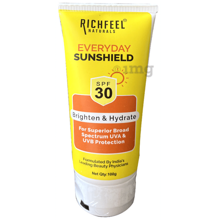 Richfeel Naturals Everyday Sunshield  Cream SPF 30