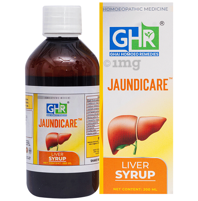 Ghai Homoeo Remedies Jaundicare Liver Syrup