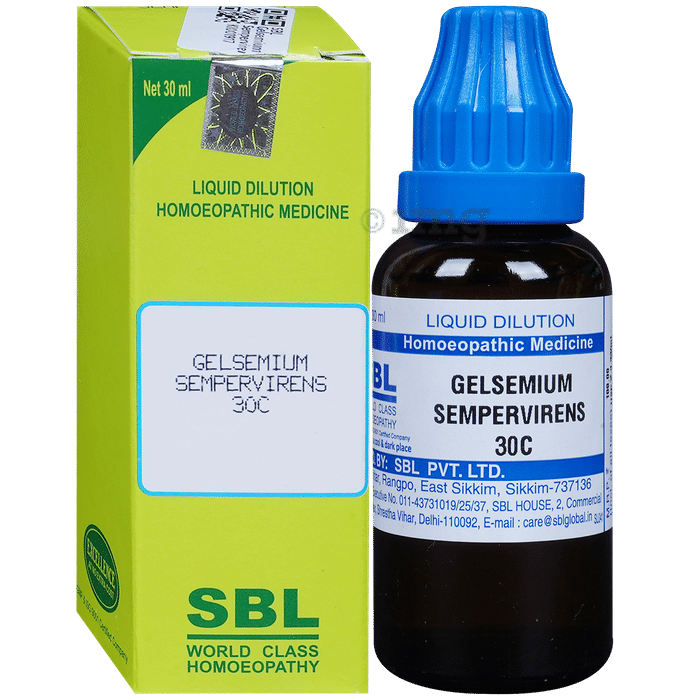 SBL Gelsemium Sempervirens Dilution 30 CH