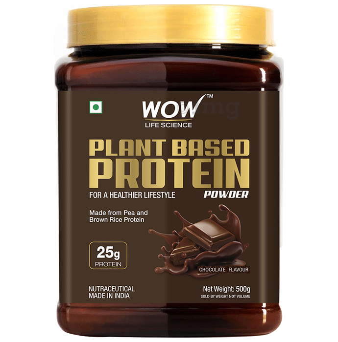WOW Life Science Plant Based Protein Powder Chocolate