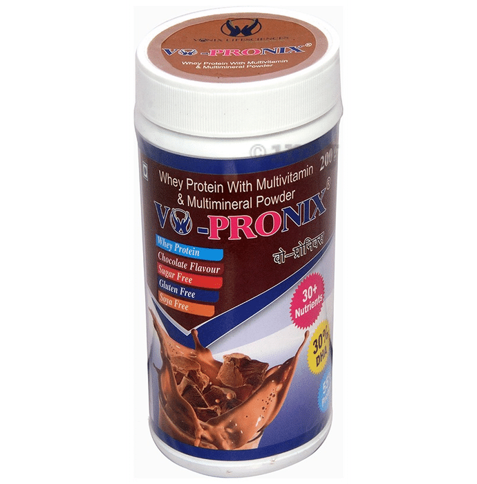 Vo Pronix Powder Chocolate Sugar Free Gluten Free & Soya free