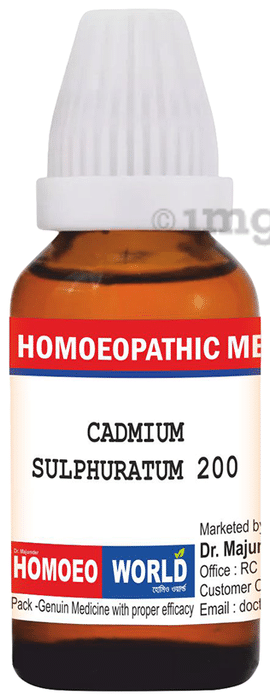 Dr. Majumder Homeo World Cadimum Sulphuratum Dilution 200 CH