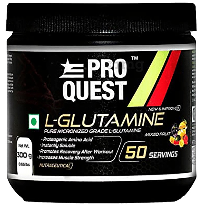 Pro Quest L-Glutamine Powder Mix Fruit