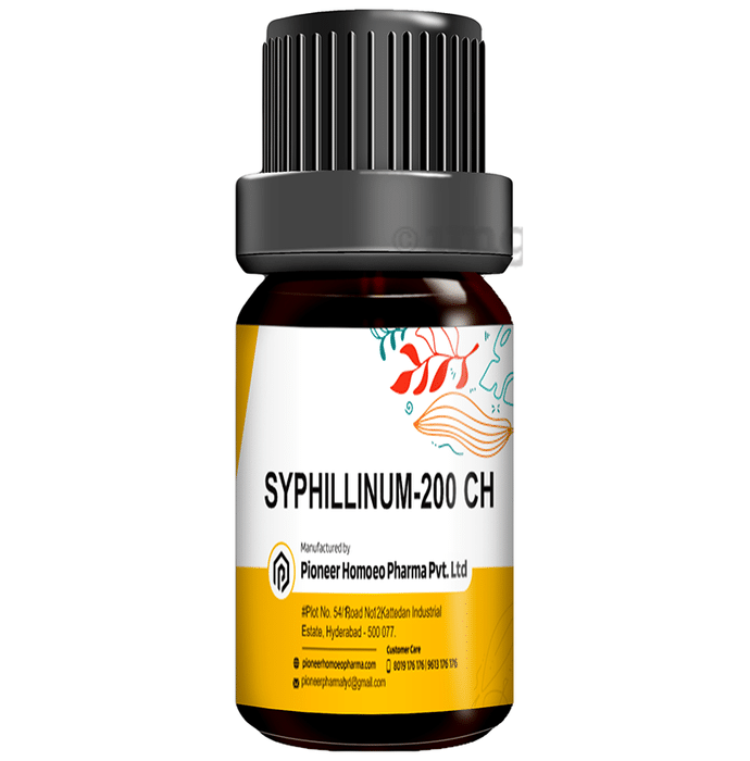 Pioneer Pharma Syphilinim Globules Pellet Multidose Pills 200 CH