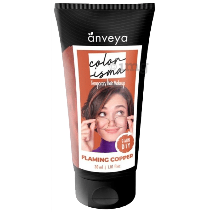 Anveya Colorisma 1 Day Temporary Hair Color (30ml Each) Flaming Copper