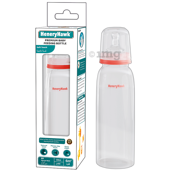 HeneryHawk Soft Touch Anti-Colic BPA Free Round Shoulder Slim Neck  Feeding Bottle