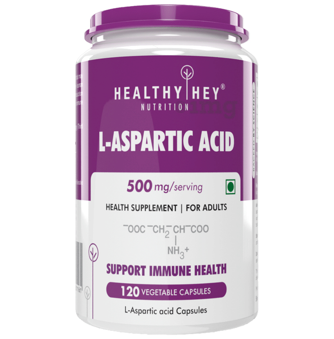 HealthyHey Nutrition L-Aspartic Acid Vegetable Capsule