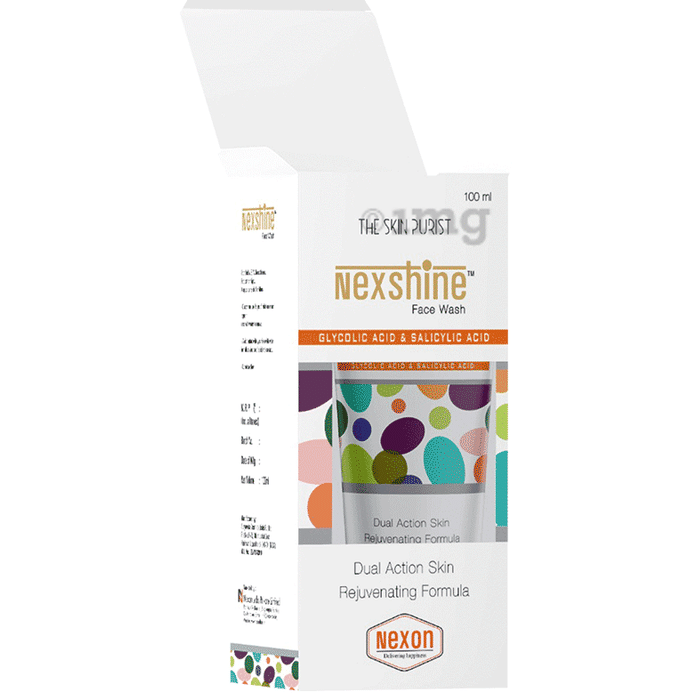 Nexshine Glycolic Acid & Salicylic Acid Face Wash