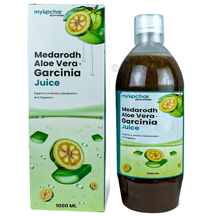 Myupchar Ayurveda Medarodh Aloe Vera + Garcinia  Juice