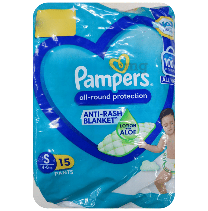 Pampers All-round Protection Anti Rash with Aloe Vera Diaper Small