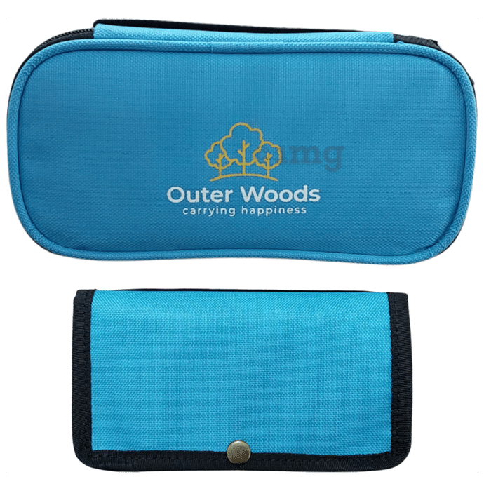 Outer Woods OW 12 Insulated Insulin Cooler Bag Sky Blue