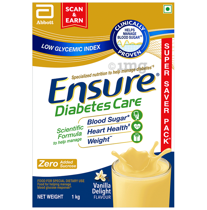 Ensure Diabetes Care Specialized Nutrition Drink Powder Vanilla Delight