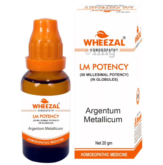 Wheezal Argentum Metallicum  Globules 0/10 LM