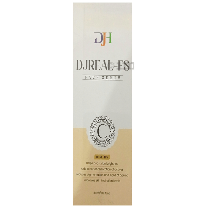 Djreal-FS Face Serum with Vitamin C | Cleanses & Moisturises the Skin