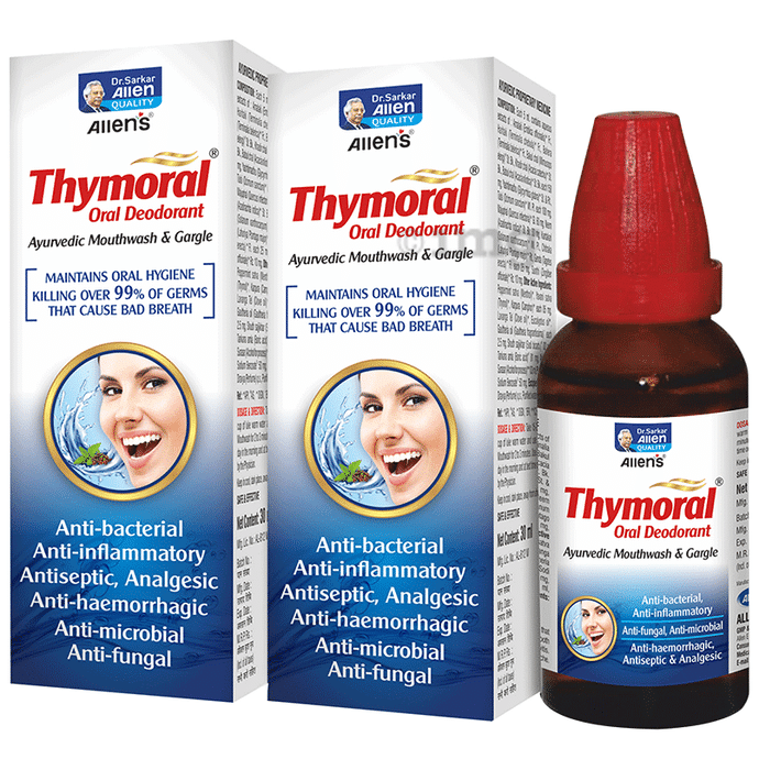 Allen Laboratories Thymoral Oral Deodorant (30ml Each)
