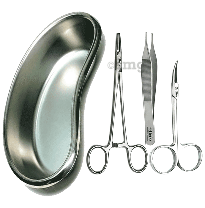 Alis Combo Pack of Suture Set & Kidney Tray