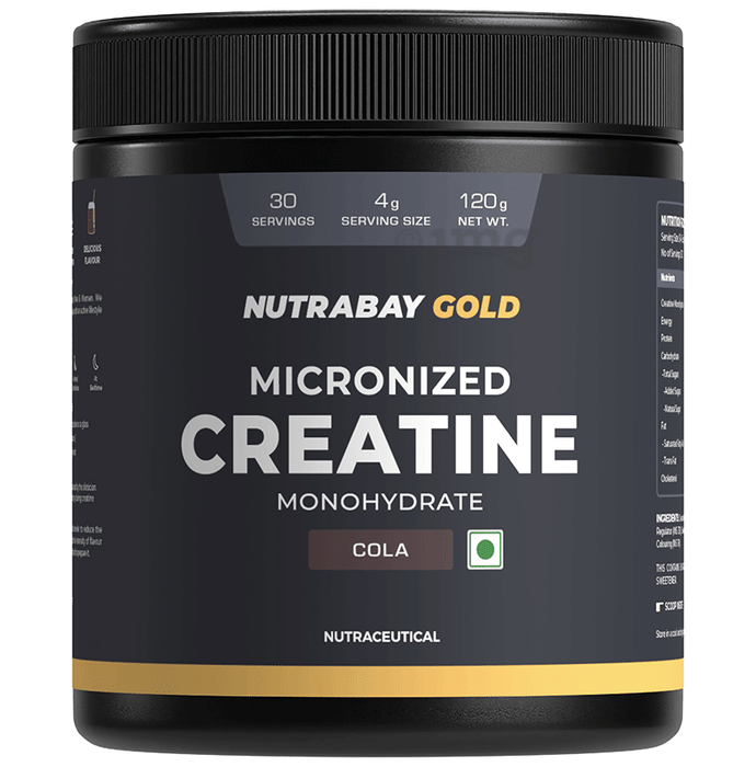 Nutrabay Micronised Creatine Monohydrate Powder Cola