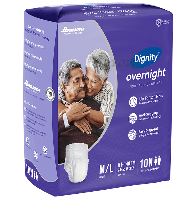 Dignity Overnight Pull-Ups Adult Diaper M-L