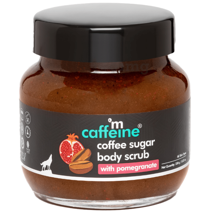 mCaffeine Coffee Sugar Body Scrub with Pomegranate