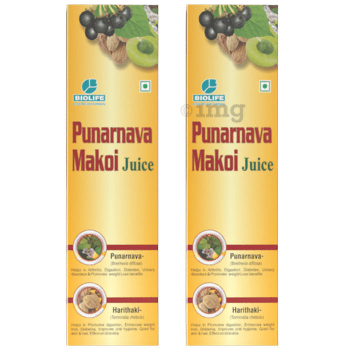 Biolife Punarnava Makoi Juice (700ml Each)