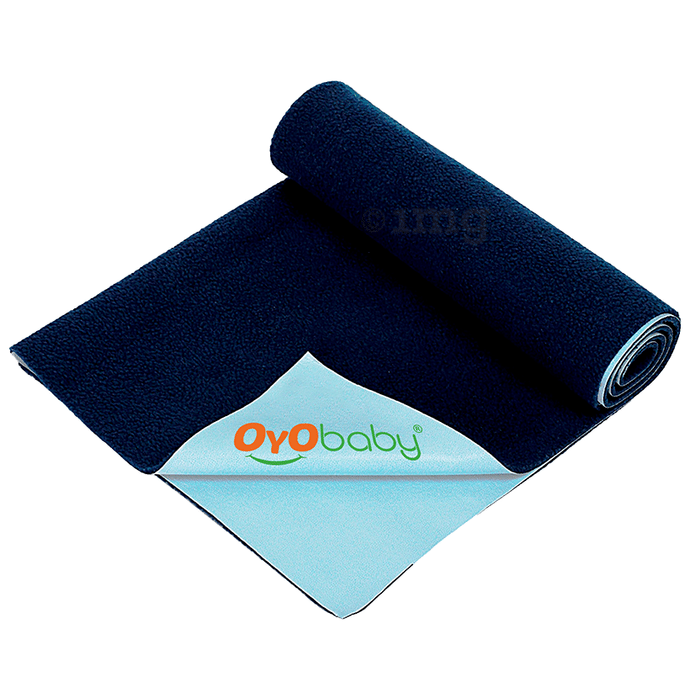 Oyo Baby Waterproof Rubber Sheet Large Dark Blue