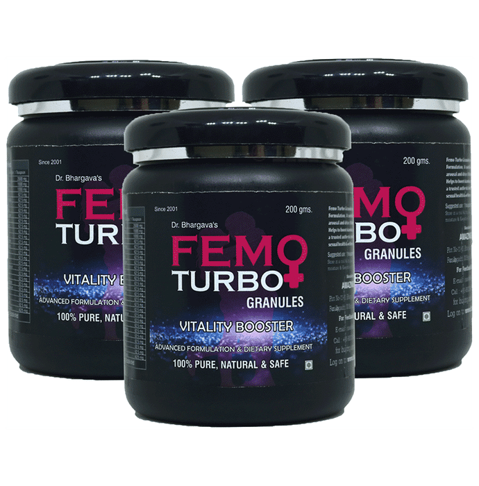 Dr.Bhargav’s Femo Turbo+ Granules (200gm Each)