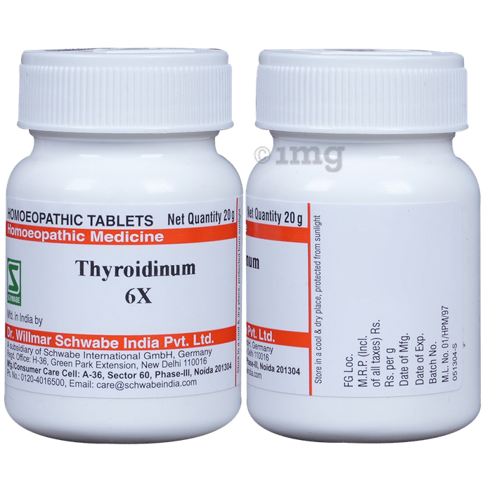 Dr Willmar Schwabe India Thyroidinum Trituration Tablet 6X