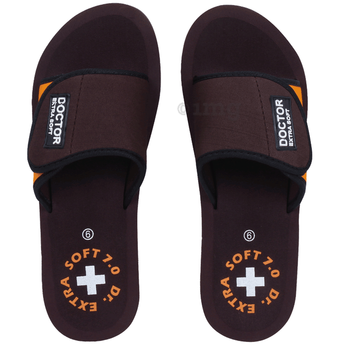 Doctor Extra Soft D-52 Flipflops and House Slippers for Women’s Orange 7
