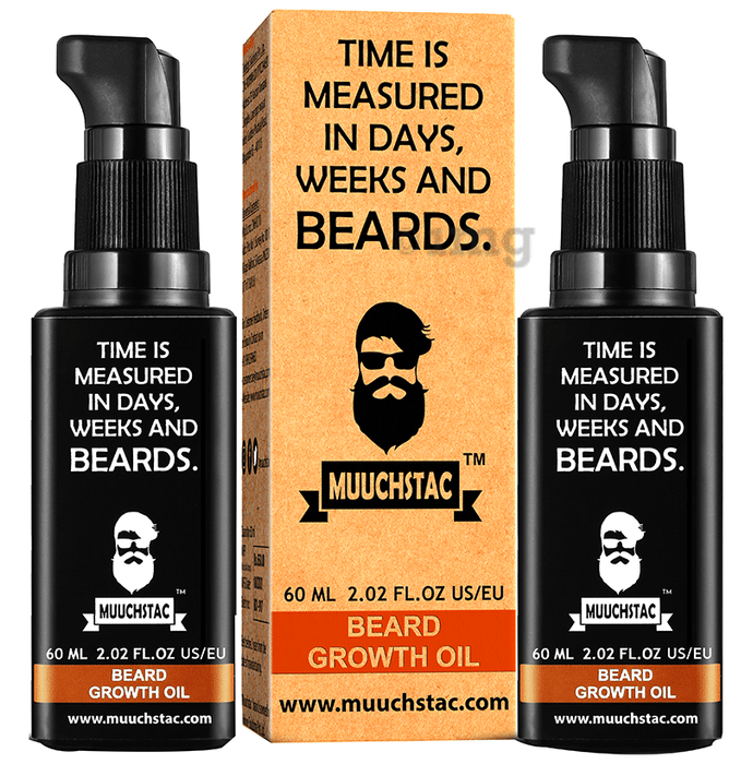 Muuchstac Beard Growth Oil (60ml Each)