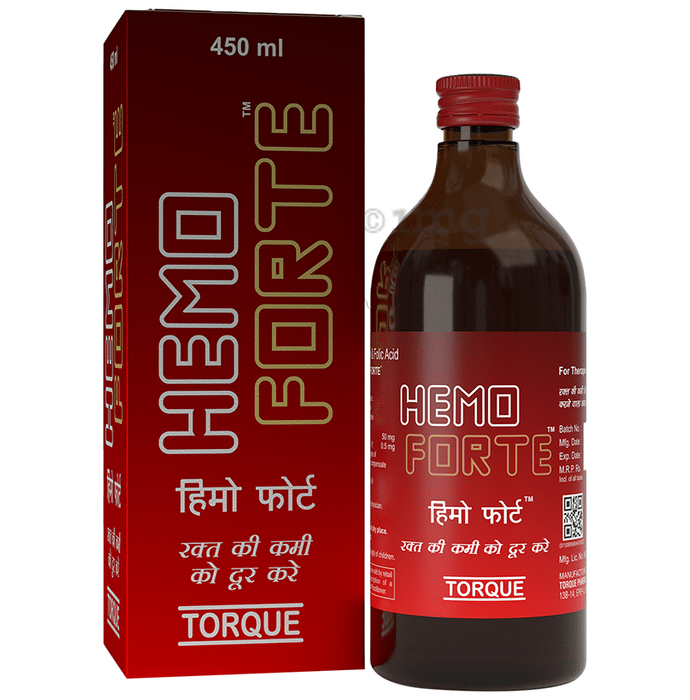 Hemoforte Iron & Folic Acid Syrup For Blood Enhancement Syrup