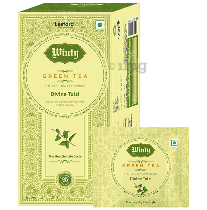 Leeford Divine Tulsi Green Tea Bag (1.7gm Each)