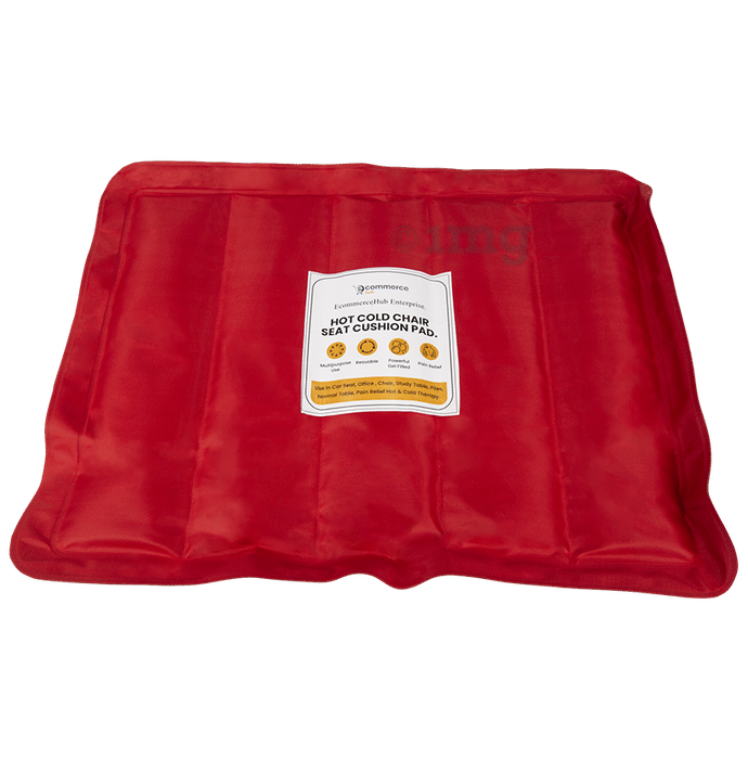 EcommerceHub Hot Cold Chair Seat Cushion Pad Red