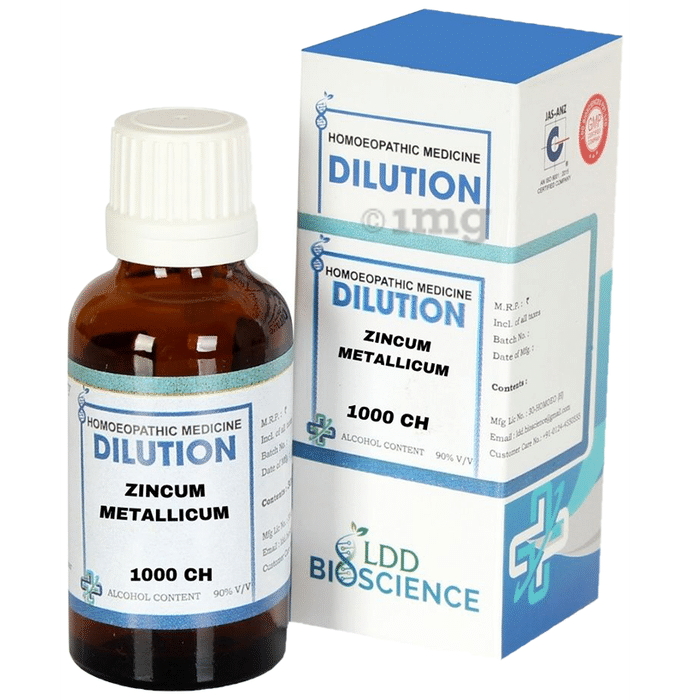LDD Bioscience Zincum Met Dilution 1000 CH