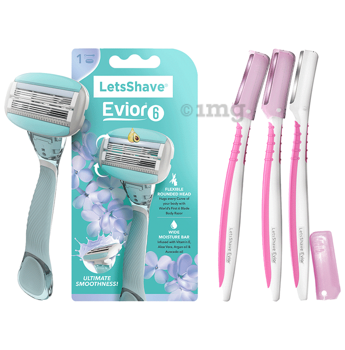 LetsShave Evior Face and Body Care Shaving Kit