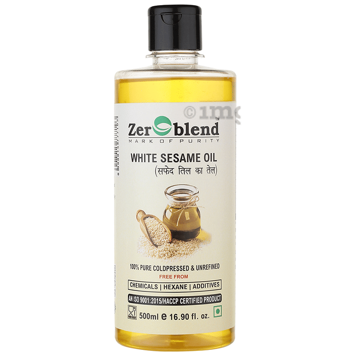 Zeroblend White Sesame Oil Buy bottle of 500.0 ml Oil at best price in