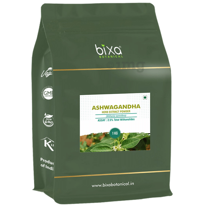 Bixa Botanical Ashwagandha Herb Extract Powder 2.5% Total Withanolides