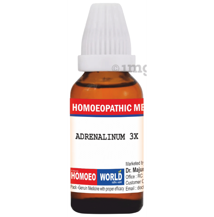Dr. Majumder Homeo World Adrenalinum Dilution (30ml Each) 3X