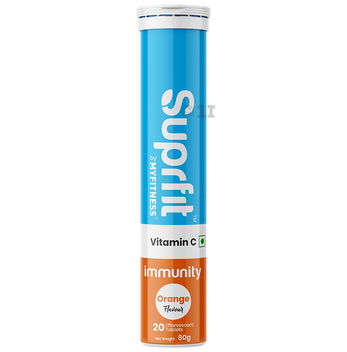 Superfit Superfit Vitamin C Immunity Effervescent Tablet Orange