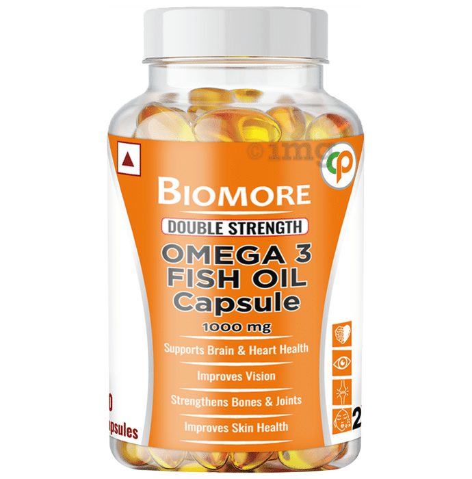 Biomore Double Strength Omega 3 Fish Oil Capsule