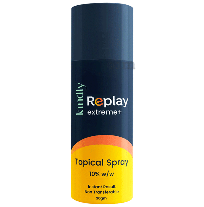 Kindly Health Replay Extreme+ Topical Spray 10% w/v (20gm Each)