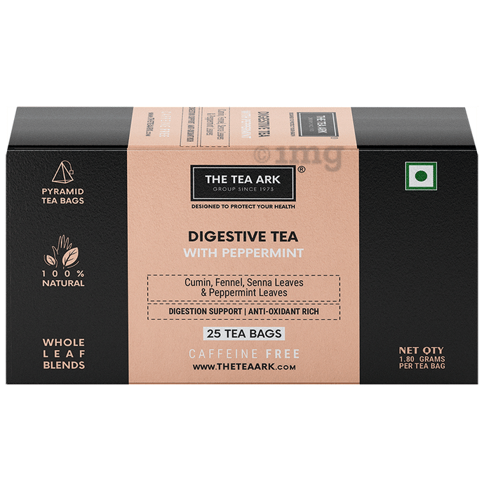 The Tea Ark Digestive Tea with Peppermint Individually Wrapped
