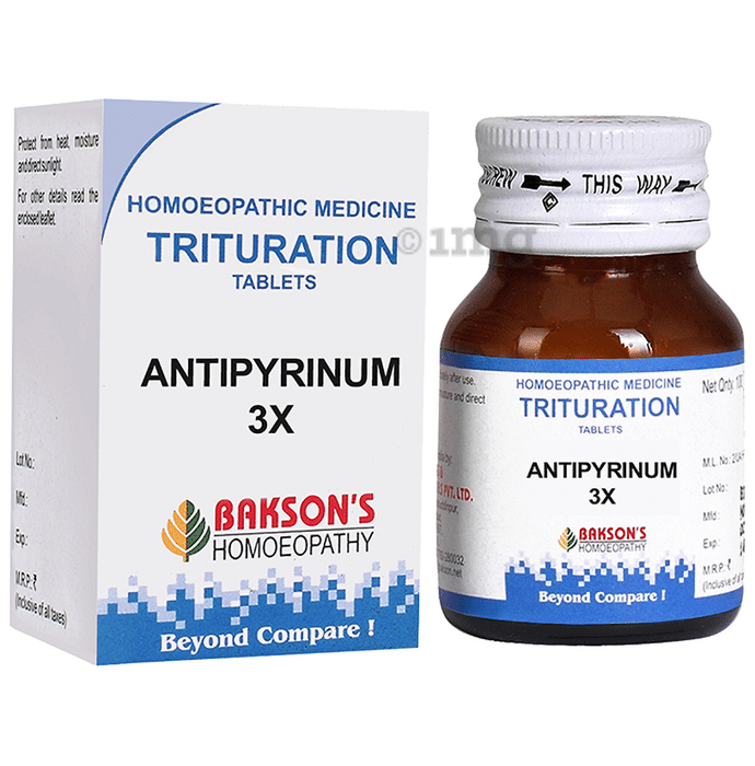 Bakson's Homeopathy Antipyrinum Trituration Tablet 3X