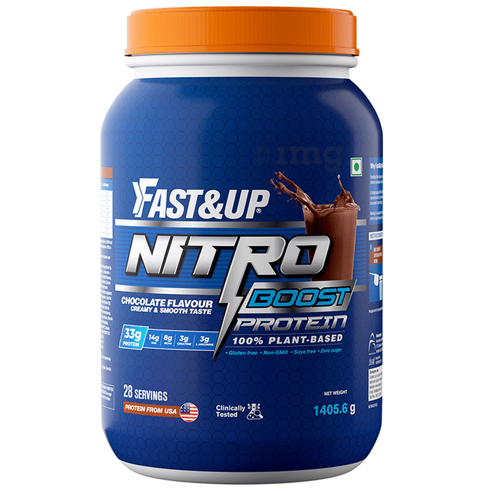 Fast&Up 100% Plant Based Nitro Boost Protein Chocolate