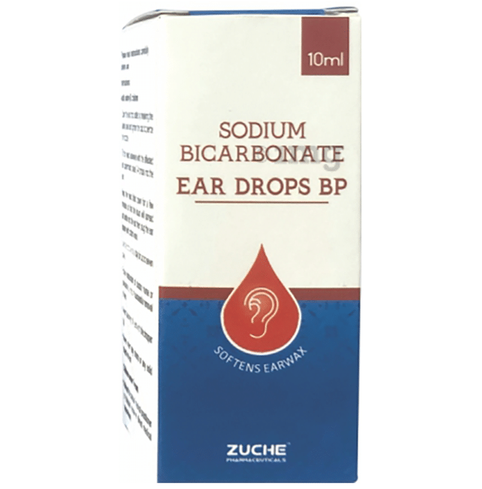 Zuche Sodium Bicarbonate Ear Drop BP Plastic Container