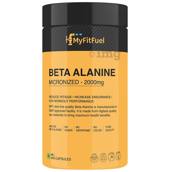 MyFitFuel Beta Alanine Micronized- 2000mg Capsule