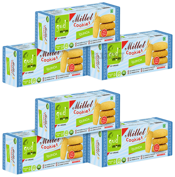 Gud Mom Quinoa Millet Cookies (80gm Each)