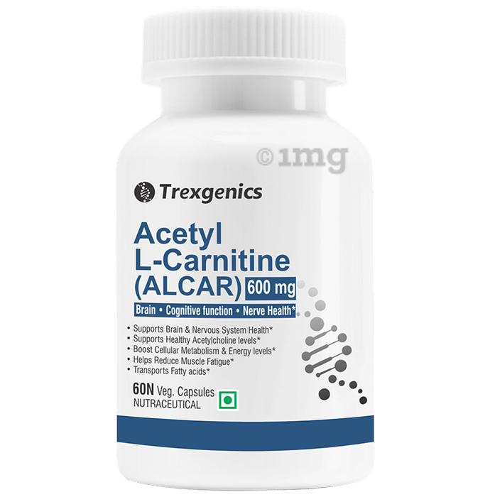 Trexgenics Acetyl L-Carnitine (ALCAR) 600mg Veg Capsule