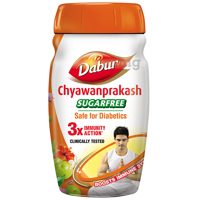 Dabur Chyawanprakash Sugar-Free (Chyawanprash) | Suitable for Diabetics & Boosts Immunity